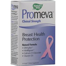 Natures Way Promeva Breast Health Protection Vegetarian Suitable Not Certified Kosher 30 Vegetable Capsules